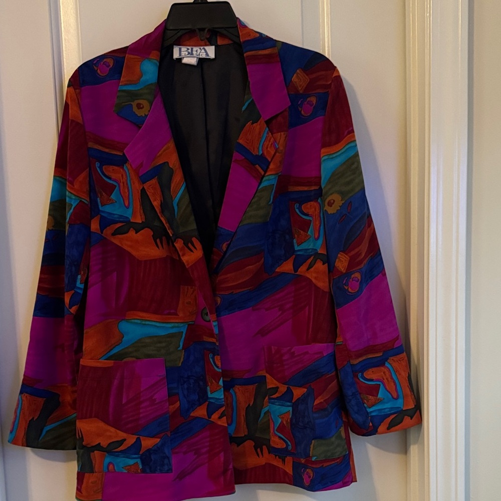 Vibrant Multicolor Women's Blazer